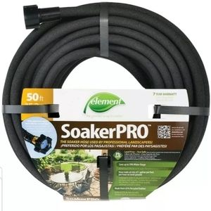 SWAN ELSP38050 Soaker Hose 50 ft L Rubber